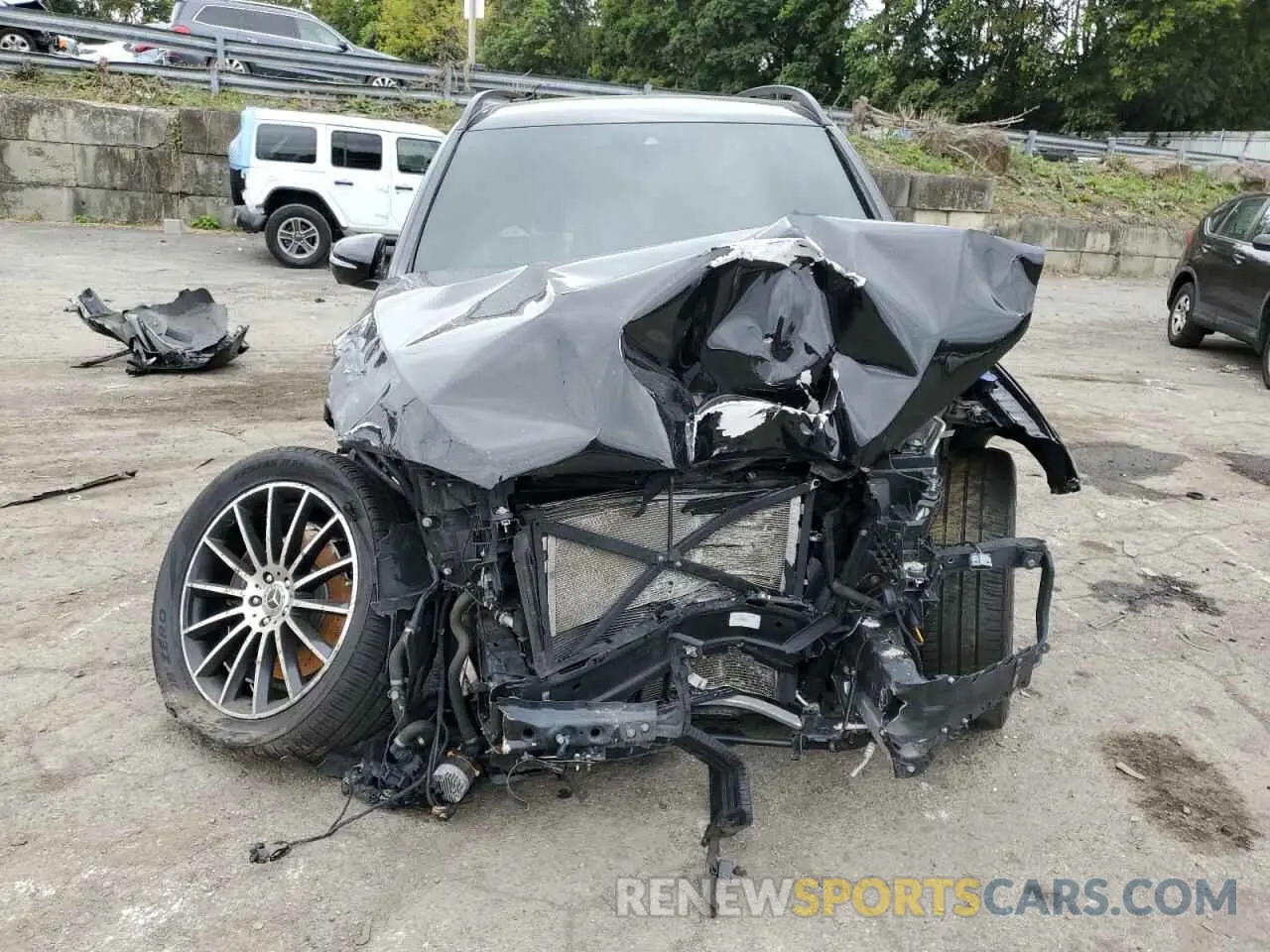5 fotografías del automóvil dañado 4JGFB5KB7LA265928 MERCEDES-BENZ GLE-CLASS 2020