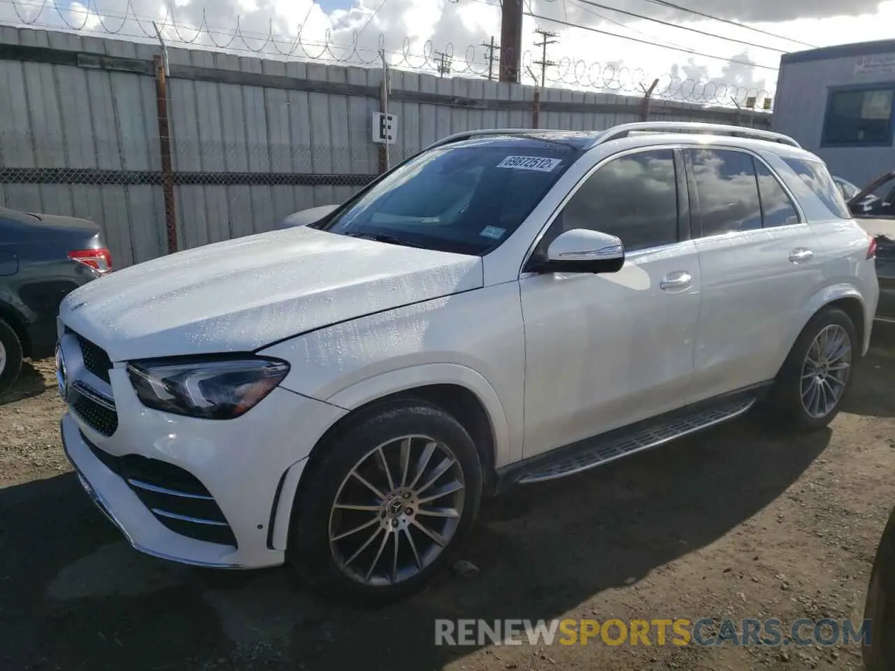 1 fotografías del automóvil dañado 4JGFB4JB0MA484369 MERCEDES-BENZ GLE-CLASS 2021