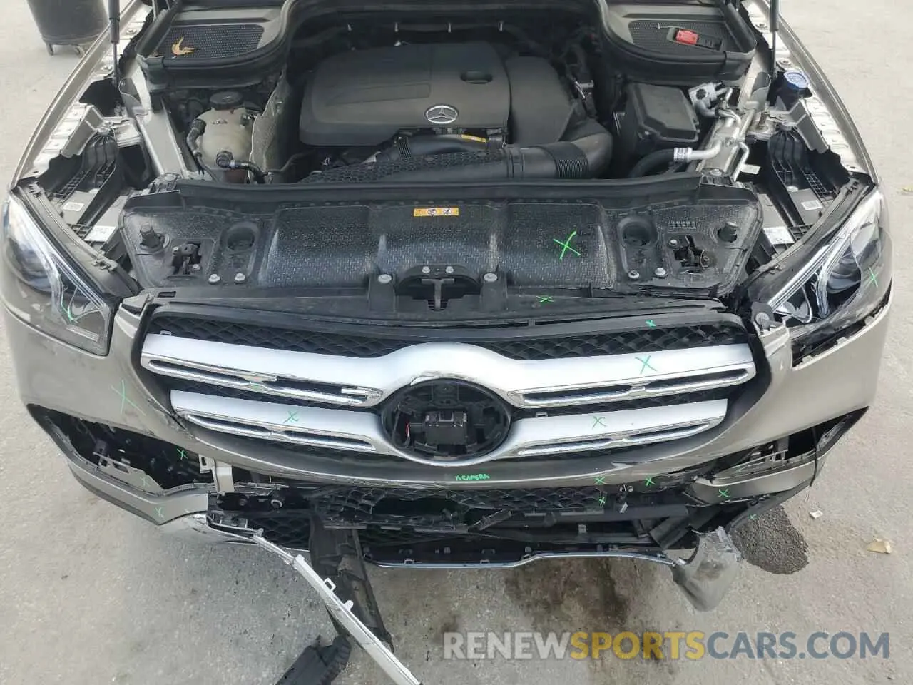 12 fotografías del automóvil dañado 4JGFB4JB2MA505030 MERCEDES-BENZ GLE-CLASS 2021
