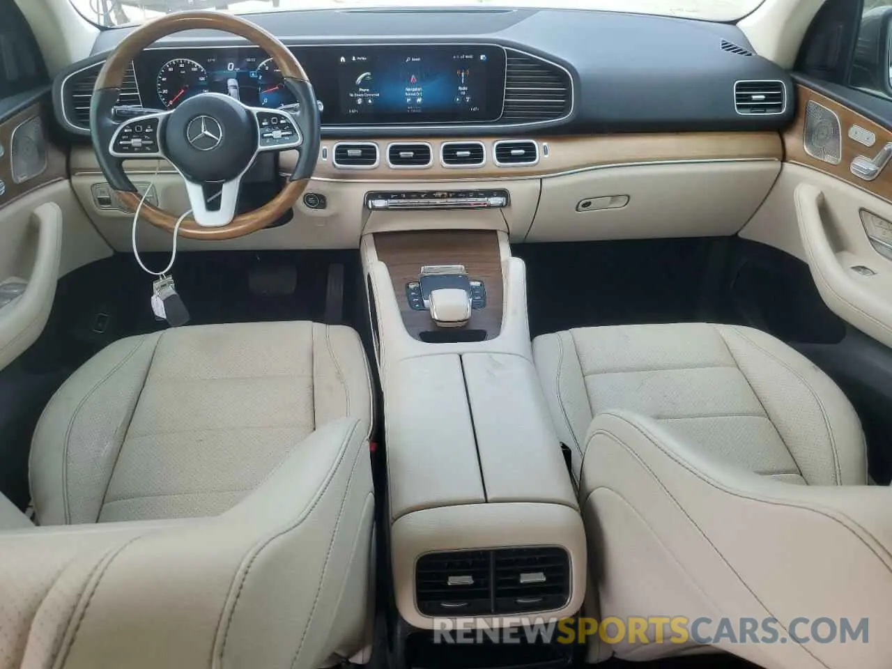 8 fotografías del automóvil dañado 4JGFB4JB2MA505030 MERCEDES-BENZ GLE-CLASS 2021