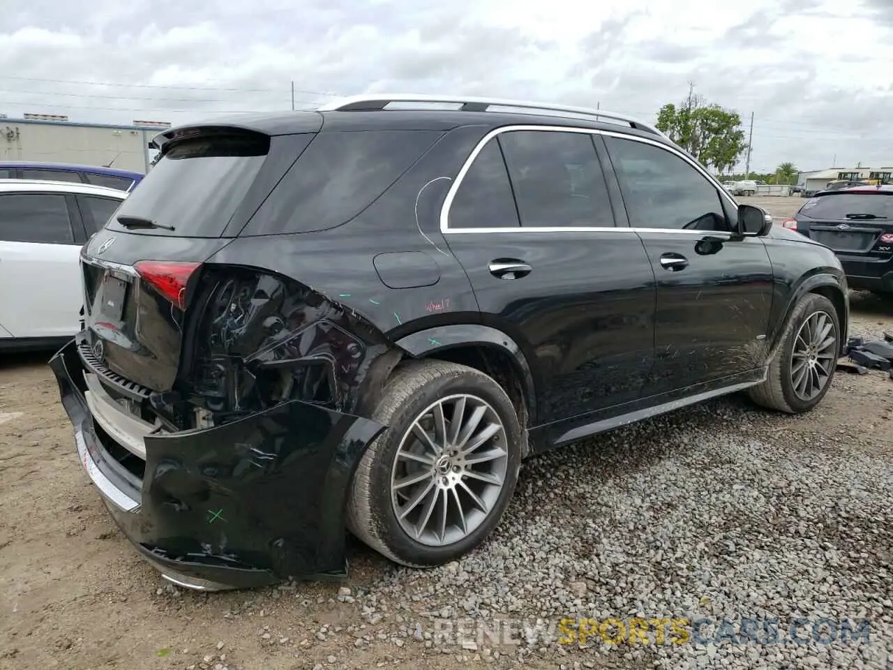 3 fotografías del automóvil dañado 4JGFB4JB8MA366375 MERCEDES-BENZ GLE-CLASS 2021