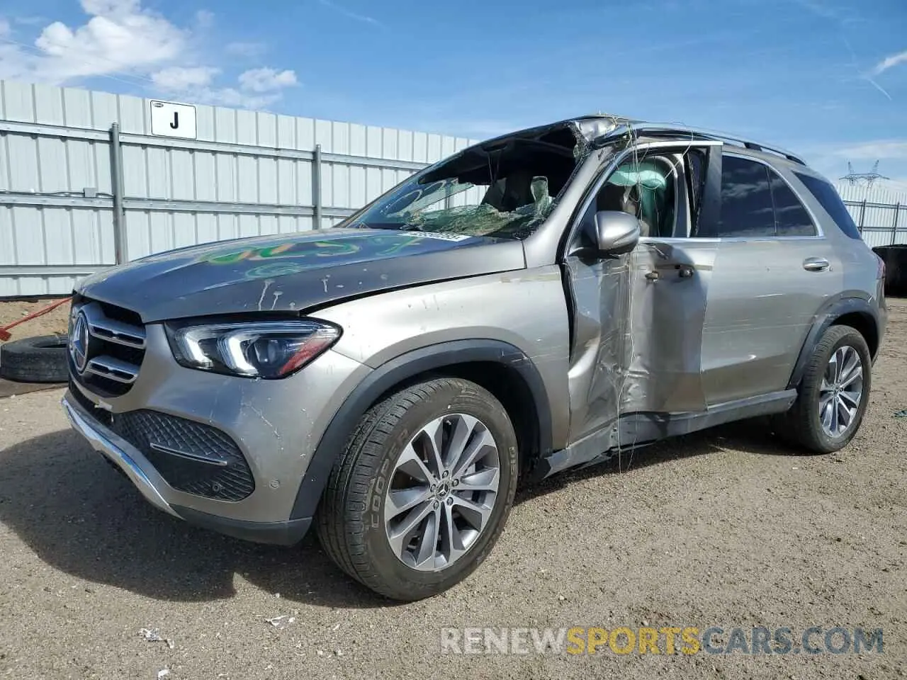 1 fotografías del automóvil dañado 4JGFB4JBXMA350257 MERCEDES-BENZ GLE-CLASS 2021