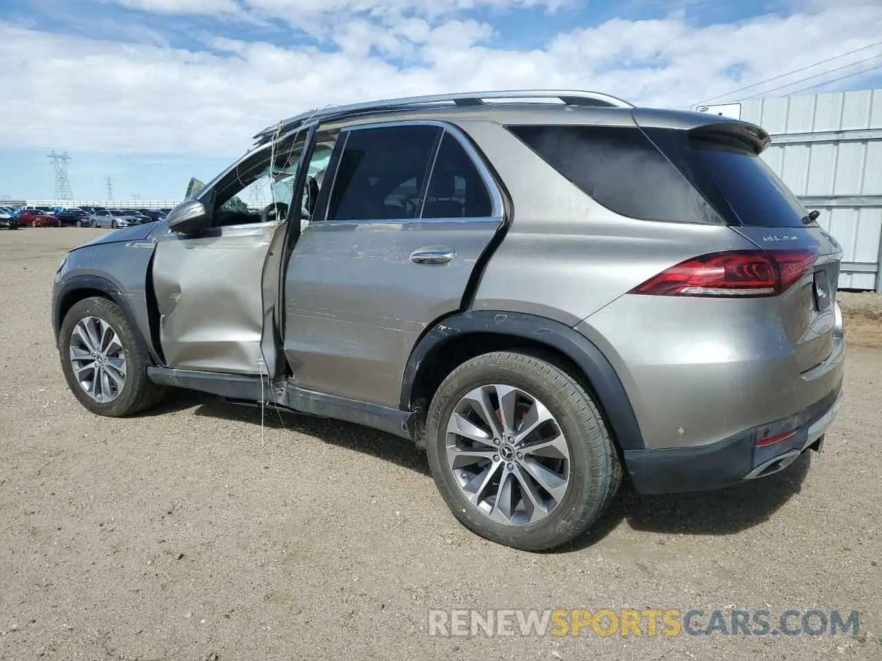2 fotografías del automóvil dañado 4JGFB4JBXMA350257 MERCEDES-BENZ GLE-CLASS 2021