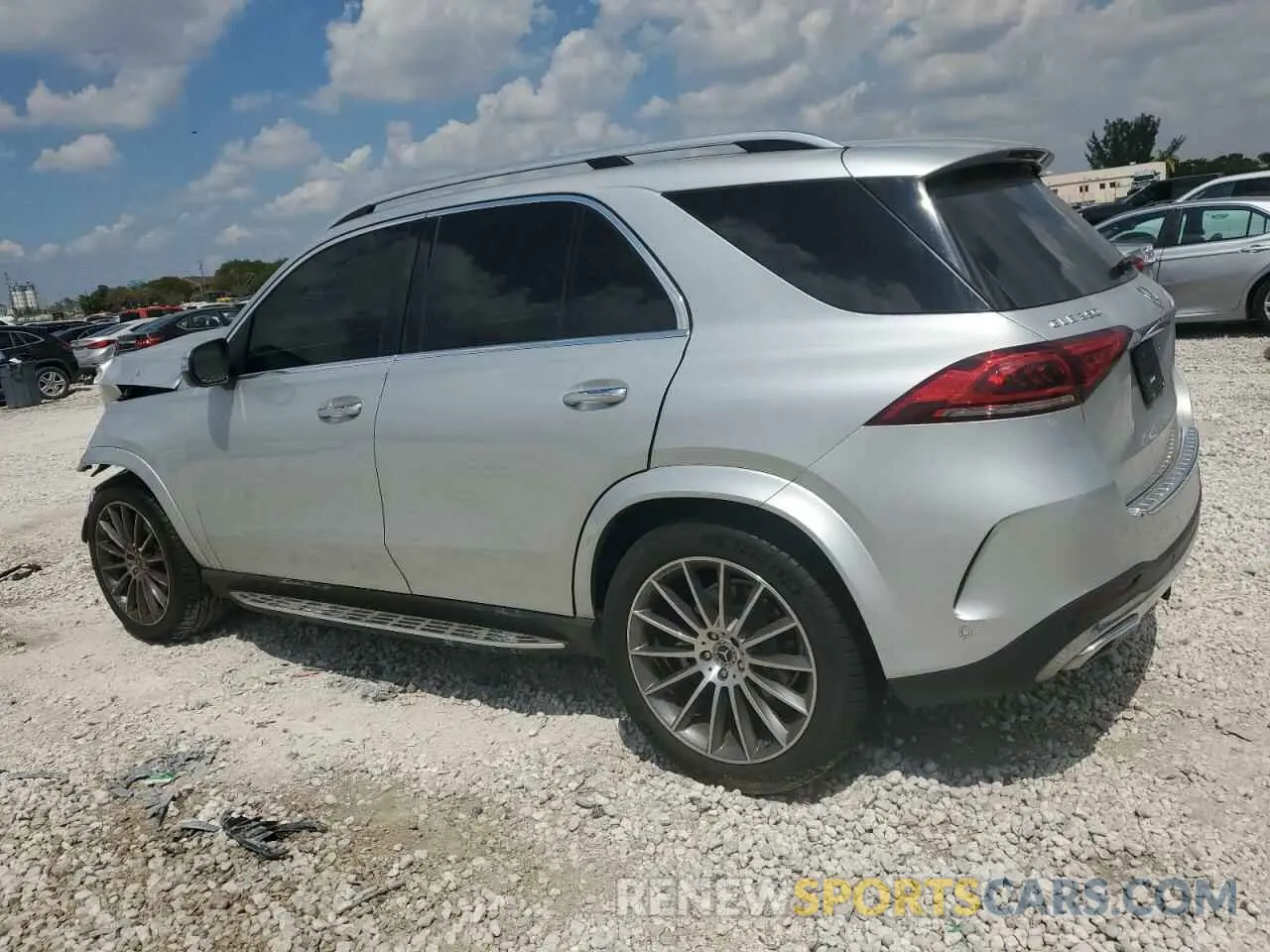 2 fotografías del automóvil dañado 4JGFB4JBXMA459981 MERCEDES-BENZ GLE-CLASS 2021
