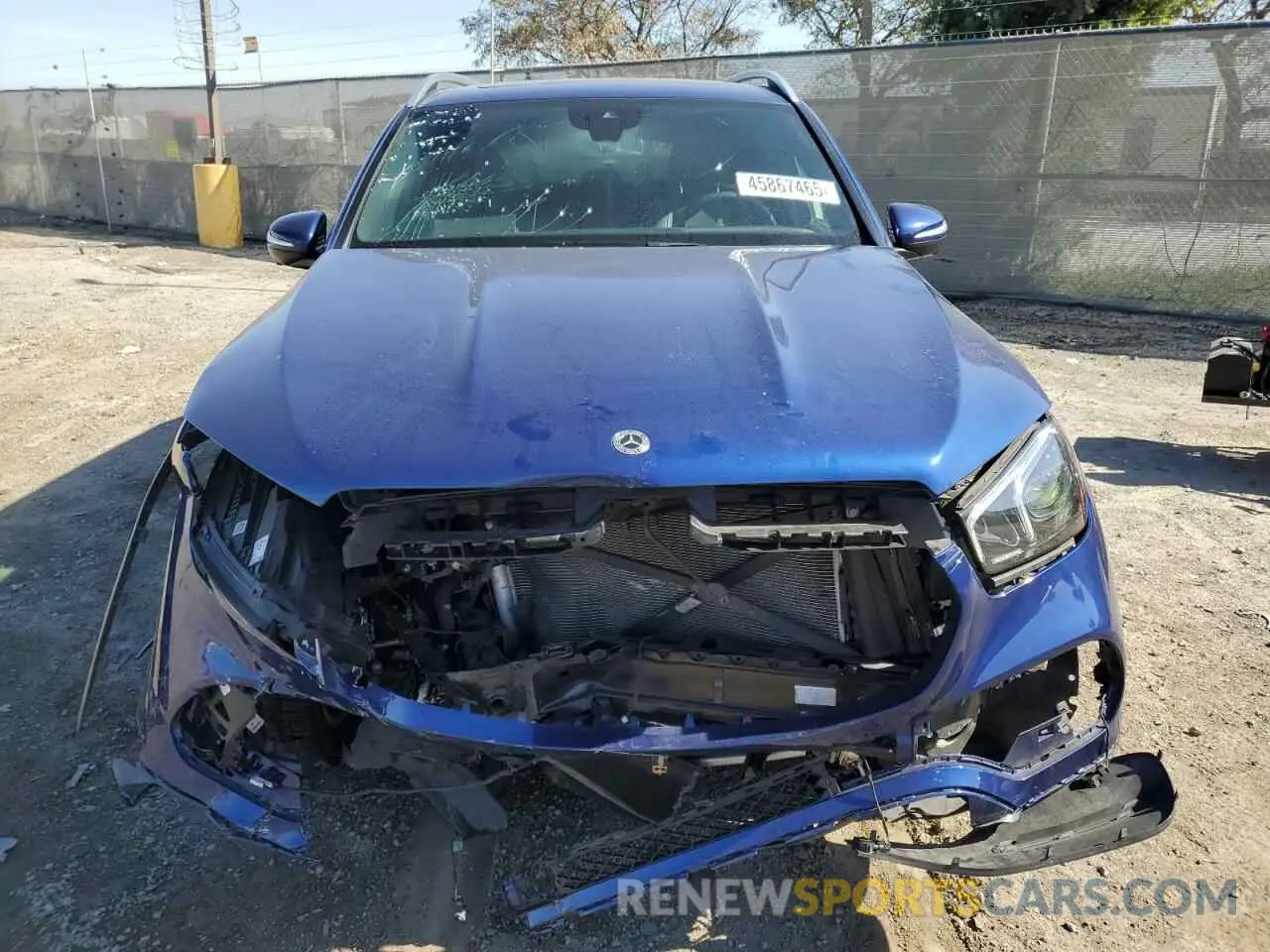 5 fotografías del automóvil dañado 4JGFB4JE2MA493469 MERCEDES-BENZ GLE-CLASS 2021