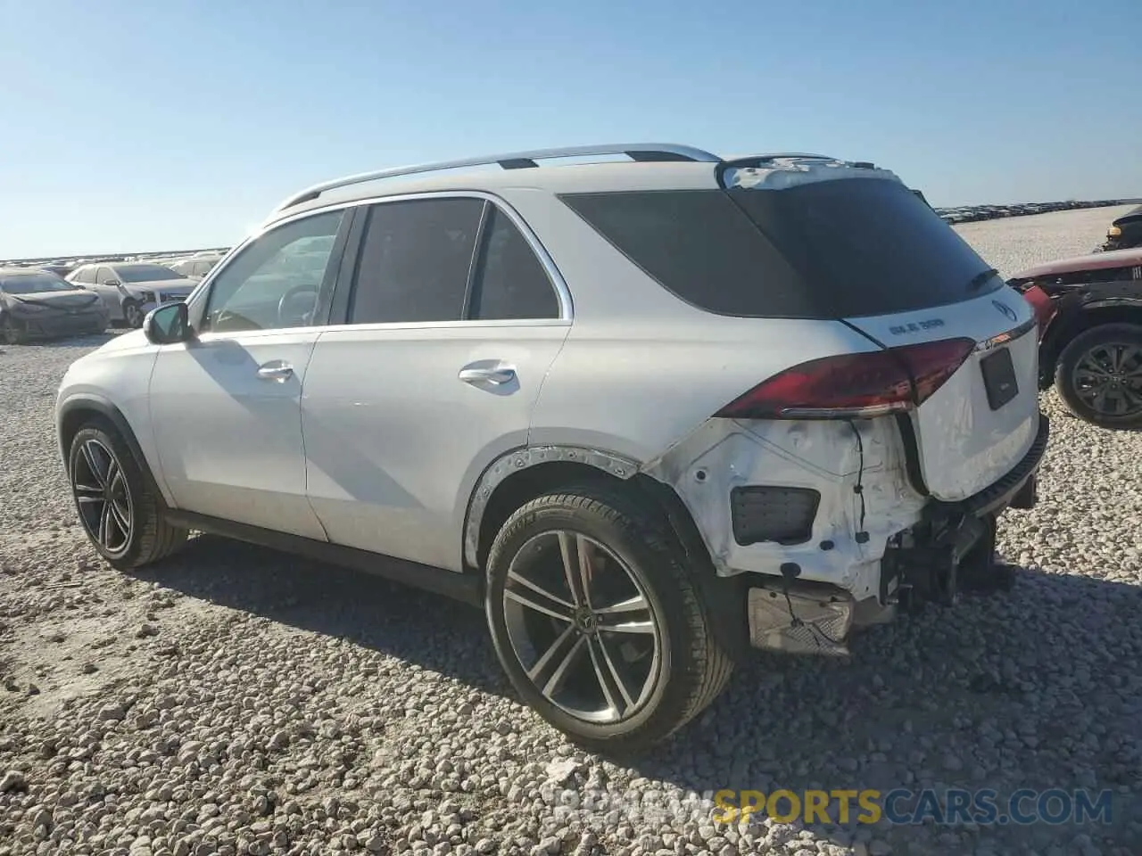 2 fotografías del automóvil dañado 4JGFB4JE7MA375627 MERCEDES-BENZ GLE-CLASS 2021