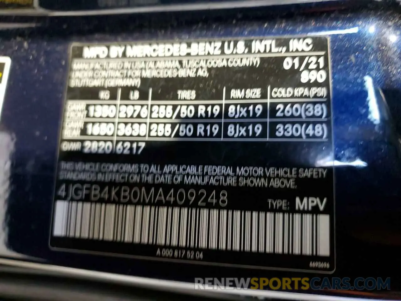 13 fotografías del automóvil dañado 4JGFB4KB0MA409248 MERCEDES-BENZ GLE-CLASS 2021