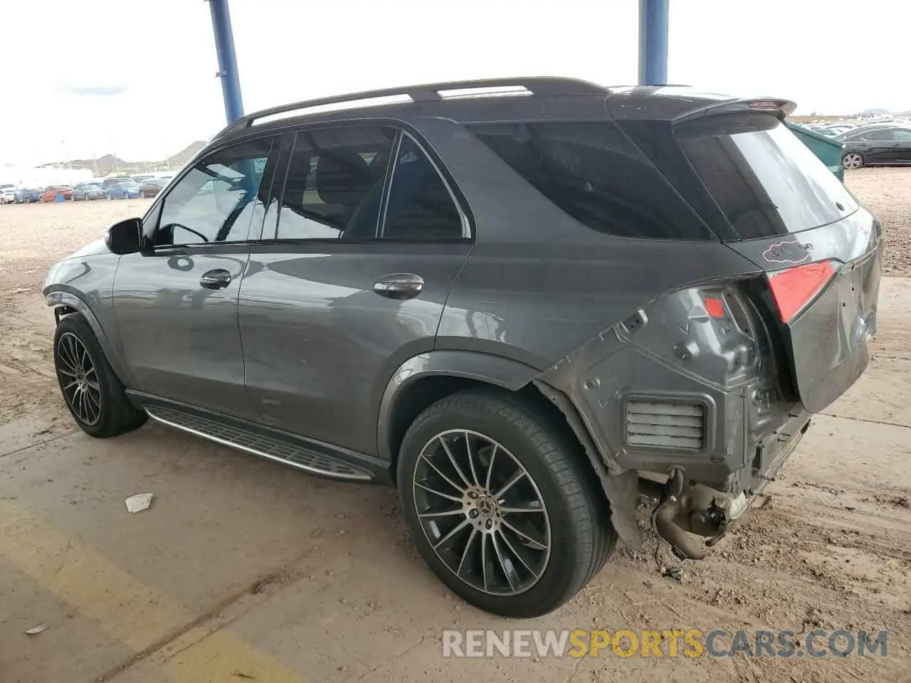 2 fotografías del automóvil dañado 4JGFB4KB3MA361714 MERCEDES-BENZ GLE-CLASS 2021