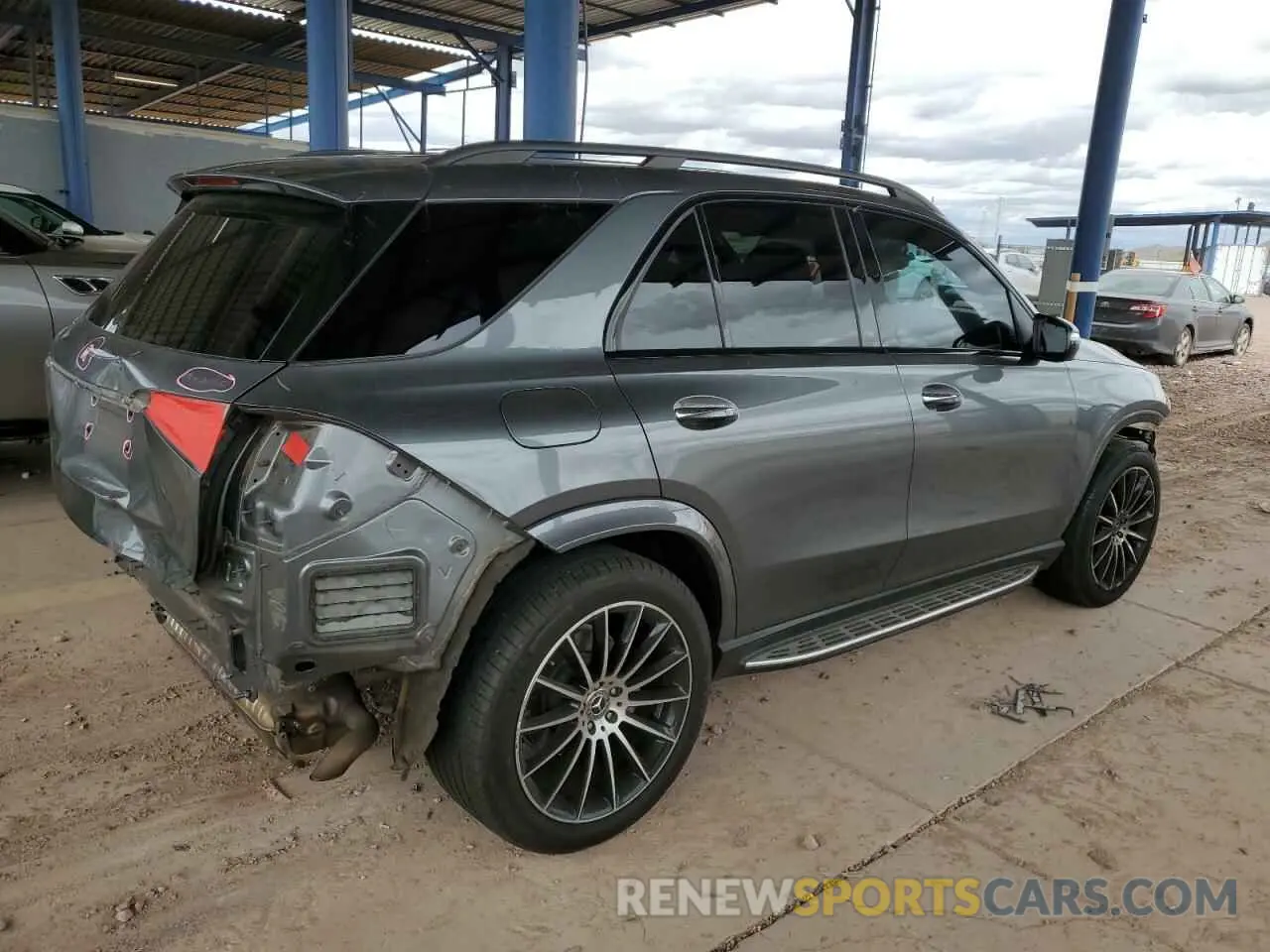 3 fotografías del automóvil dañado 4JGFB4KB3MA361714 MERCEDES-BENZ GLE-CLASS 2021