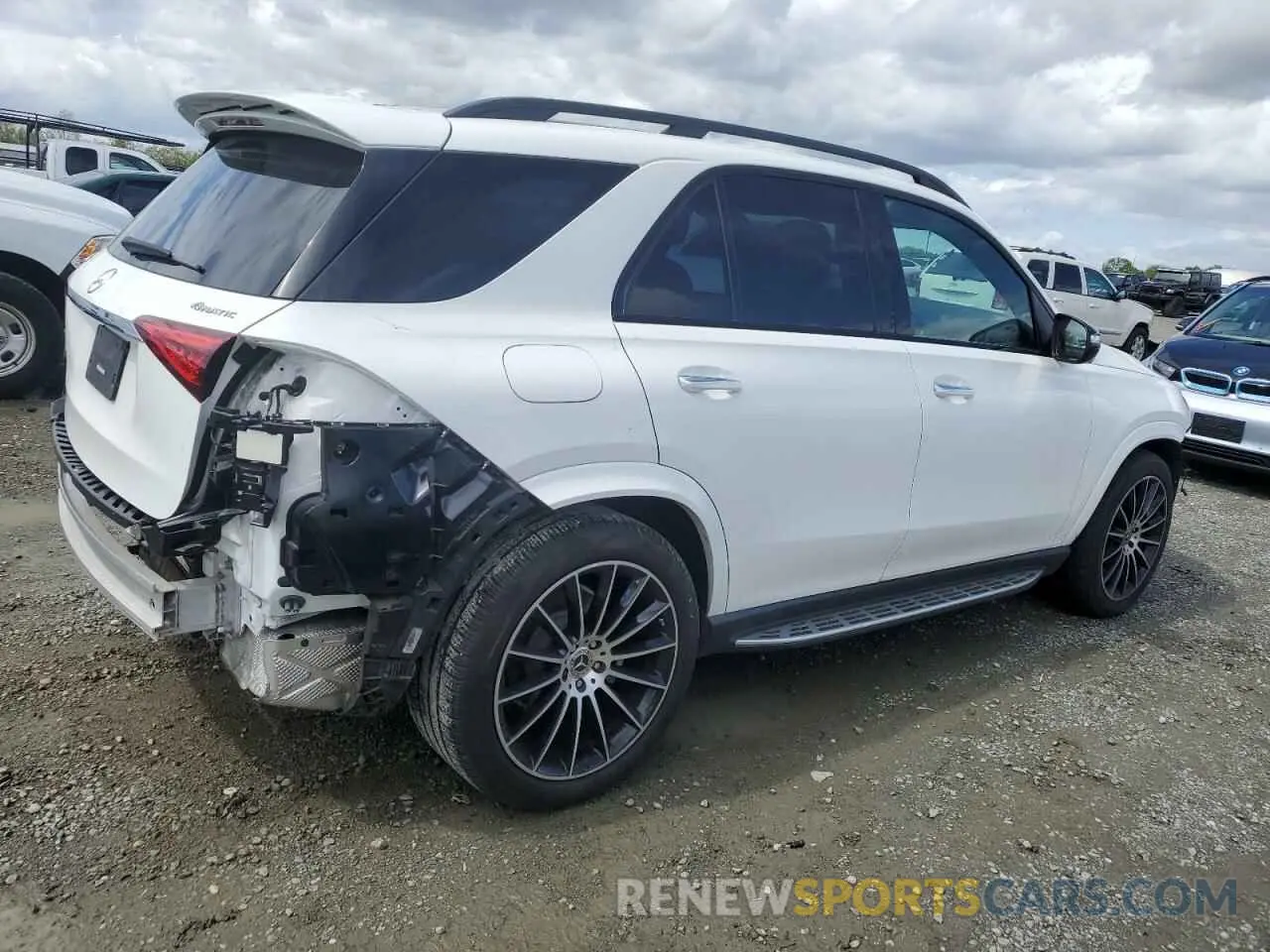 3 fotografías del automóvil dañado 4JGFB4KB5MA299832 MERCEDES-BENZ GLE-CLASS 2021