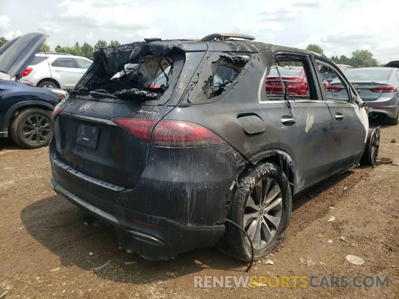 3 fotografías del automóvil dañado 4JGFB4KB6MA430797 MERCEDES-BENZ GLE-CLASS 2021