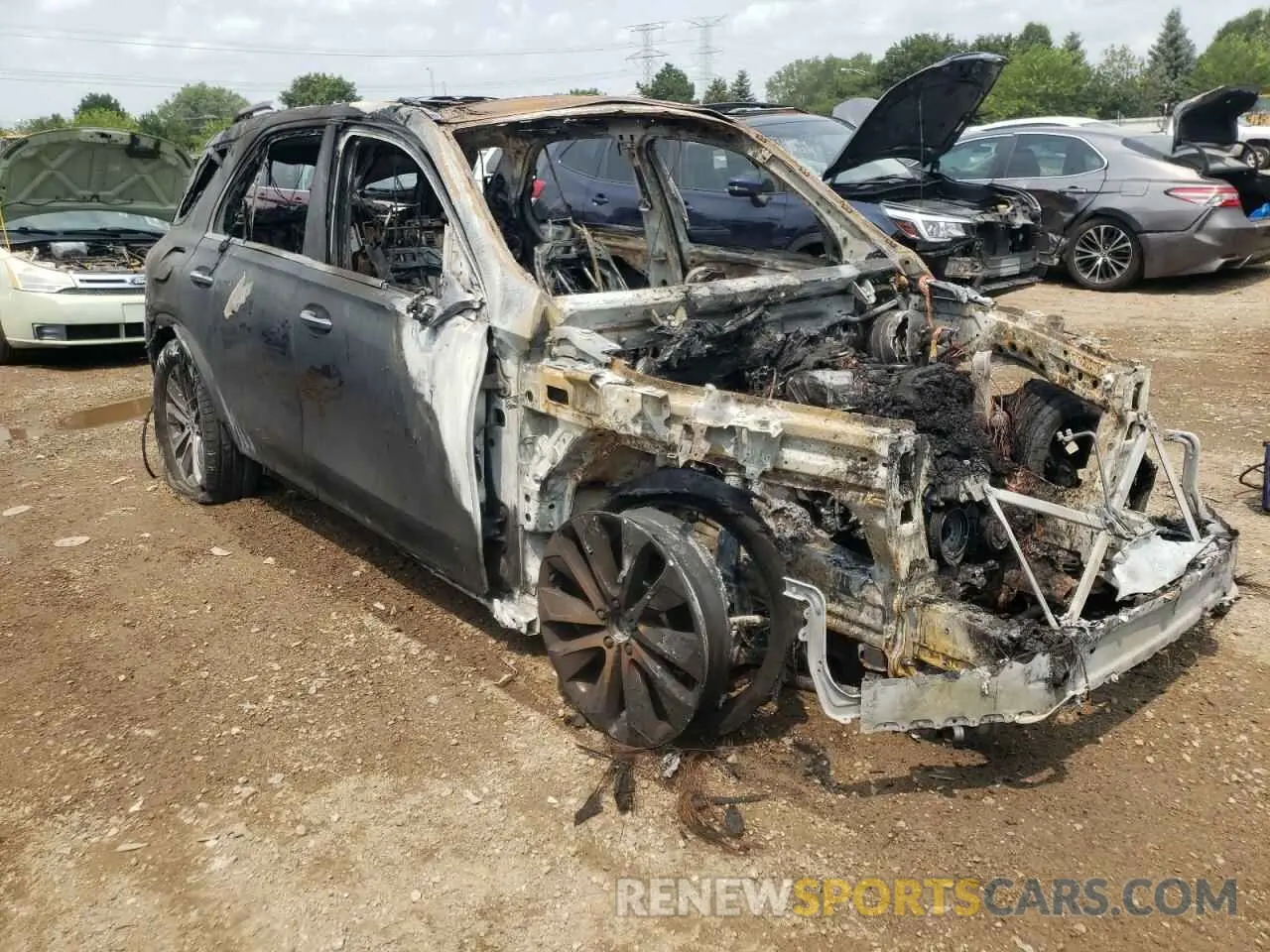 4 fotografías del automóvil dañado 4JGFB4KB6MA430797 MERCEDES-BENZ GLE-CLASS 2021