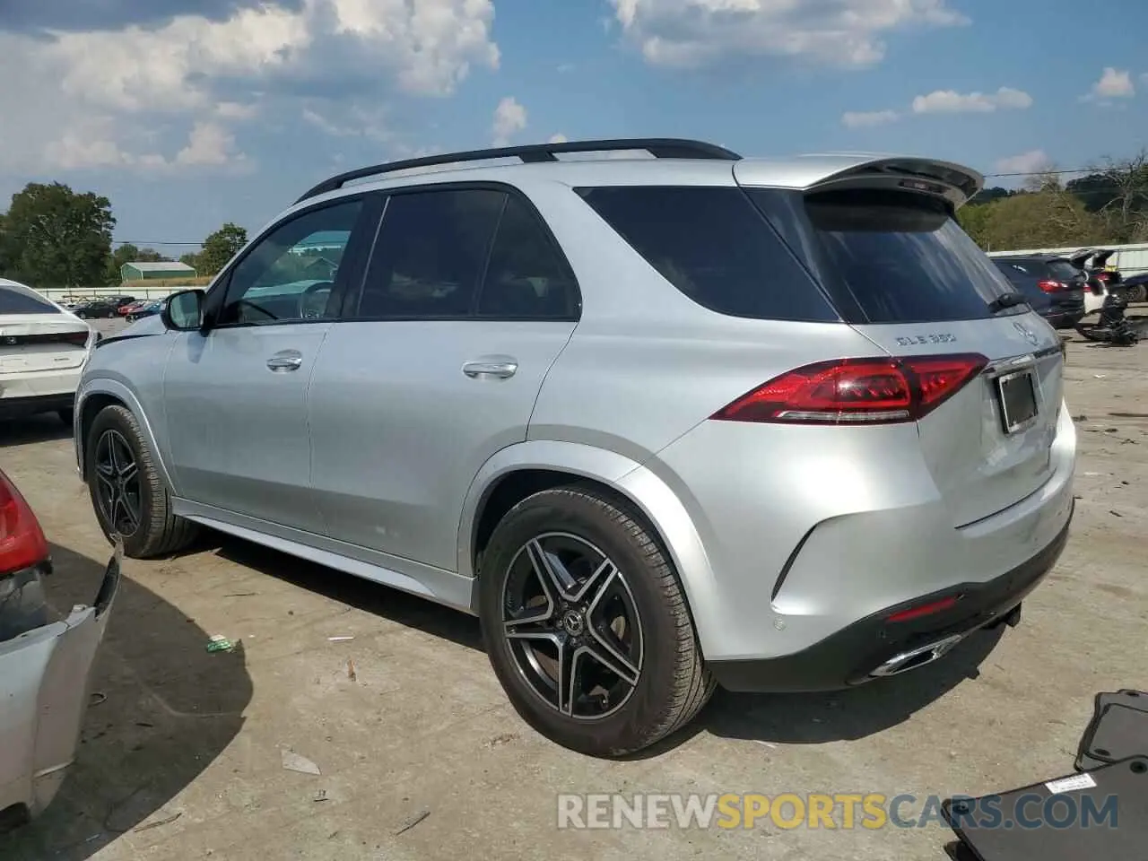 2 fotografías del automóvil dañado 4JGFB4KB8MA405674 MERCEDES-BENZ GLE-CLASS 2021