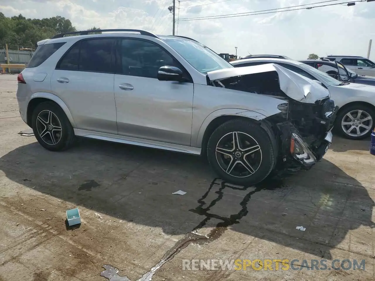 4 fotografías del automóvil dañado 4JGFB4KB8MA405674 MERCEDES-BENZ GLE-CLASS 2021