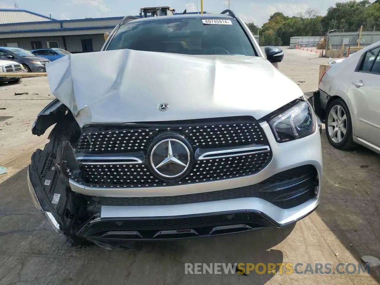 5 fotografías del automóvil dañado 4JGFB4KB8MA405674 MERCEDES-BENZ GLE-CLASS 2021