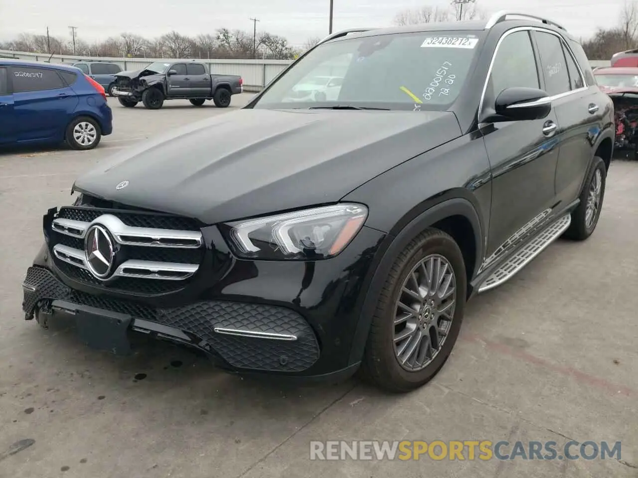 2 fotografías del automóvil dañado 4JGFB4KB9MA373723 MERCEDES-BENZ GLE-CLASS 2021