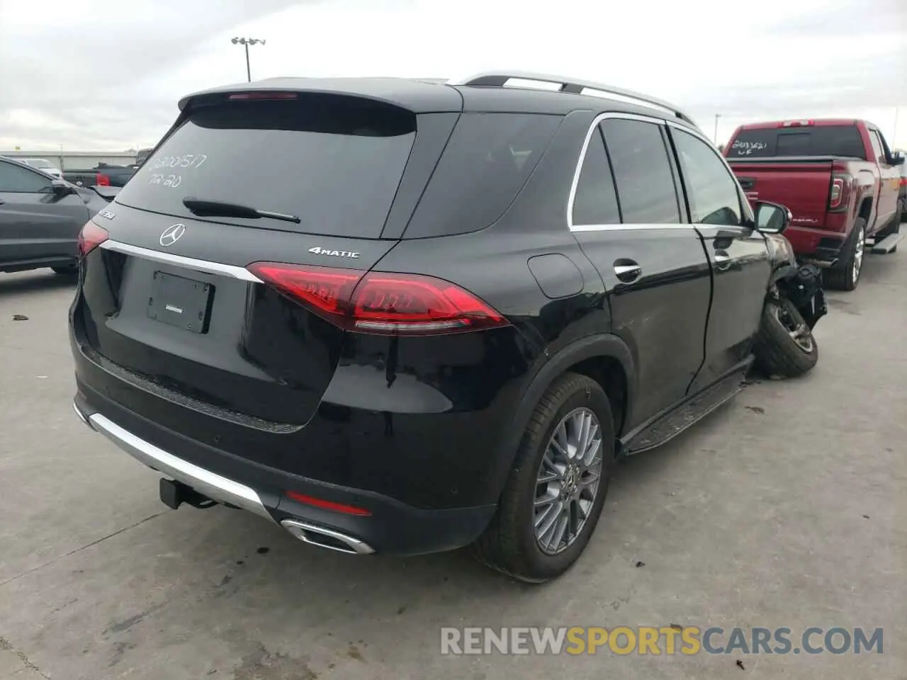 4 fotografías del automóvil dañado 4JGFB4KB9MA373723 MERCEDES-BENZ GLE-CLASS 2021
