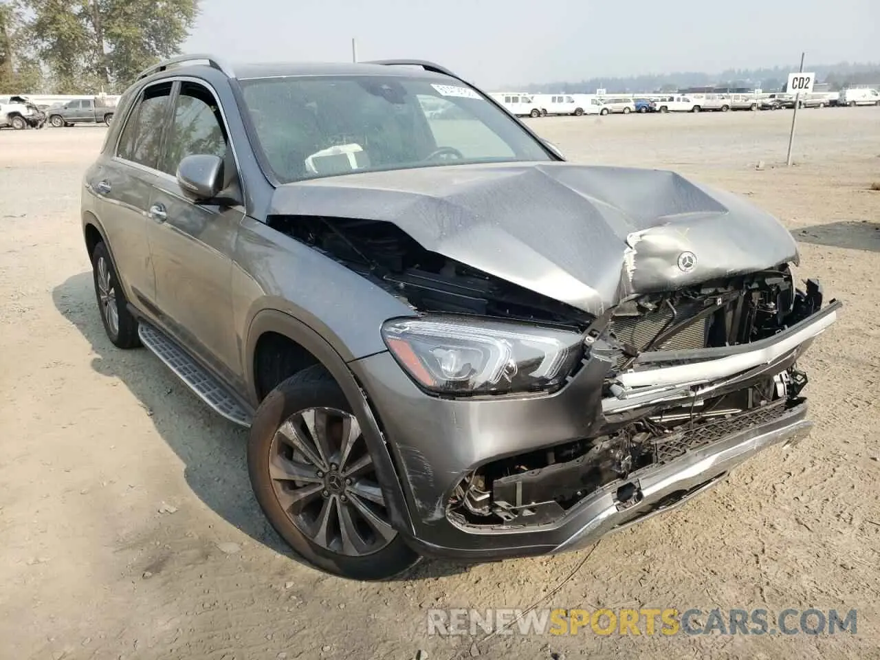 1 fotografías del automóvil dañado 4JGFB4KE3MA395047 MERCEDES-BENZ GLE-CLASS 2021