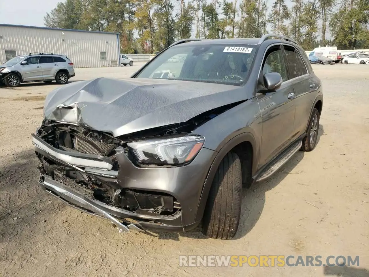 2 fotografías del automóvil dañado 4JGFB4KE3MA395047 MERCEDES-BENZ GLE-CLASS 2021