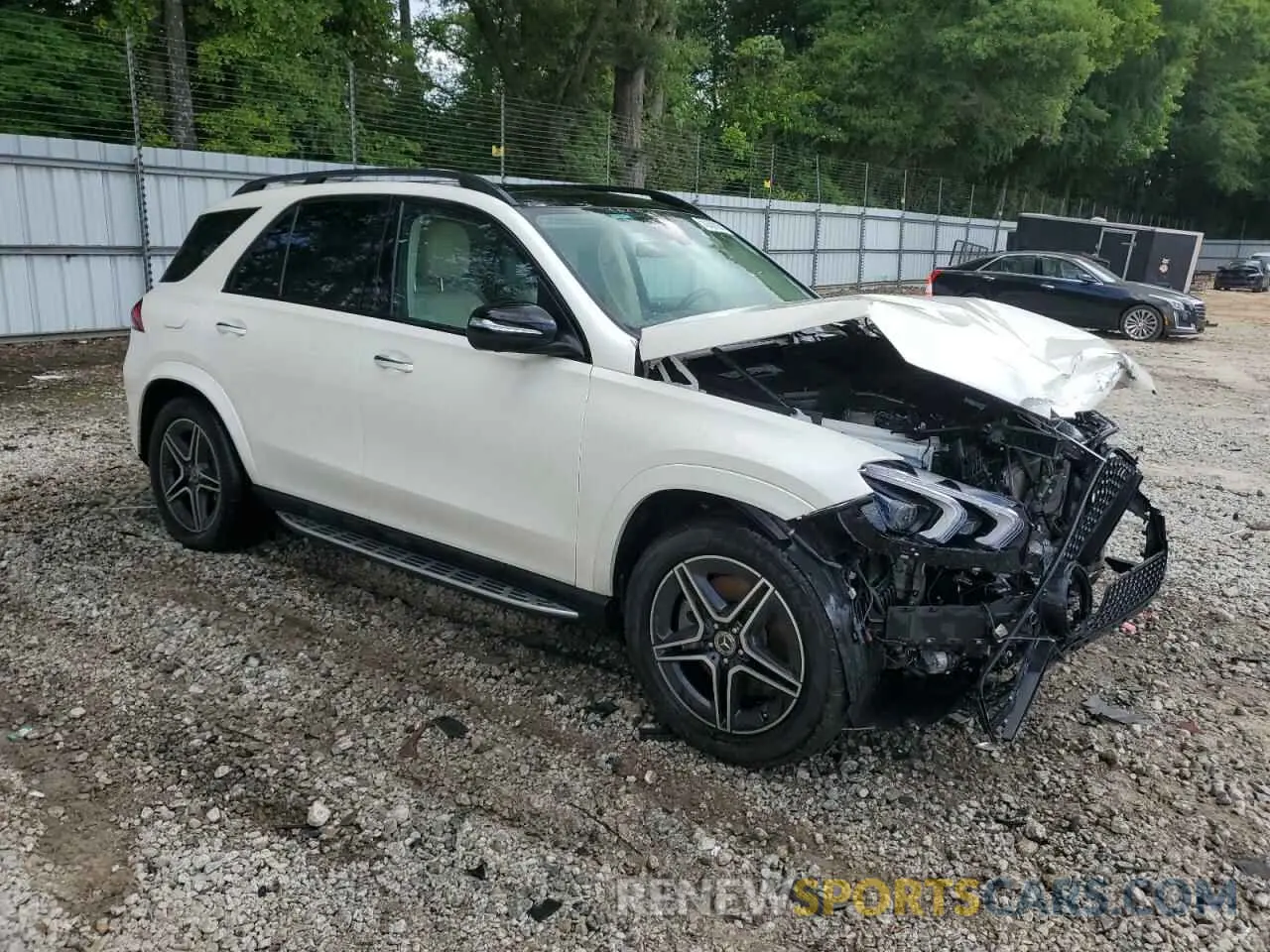 4 fotografías del automóvil dañado 4JGFB5KBXMA568476 MERCEDES-BENZ GLE-CLASS 2021