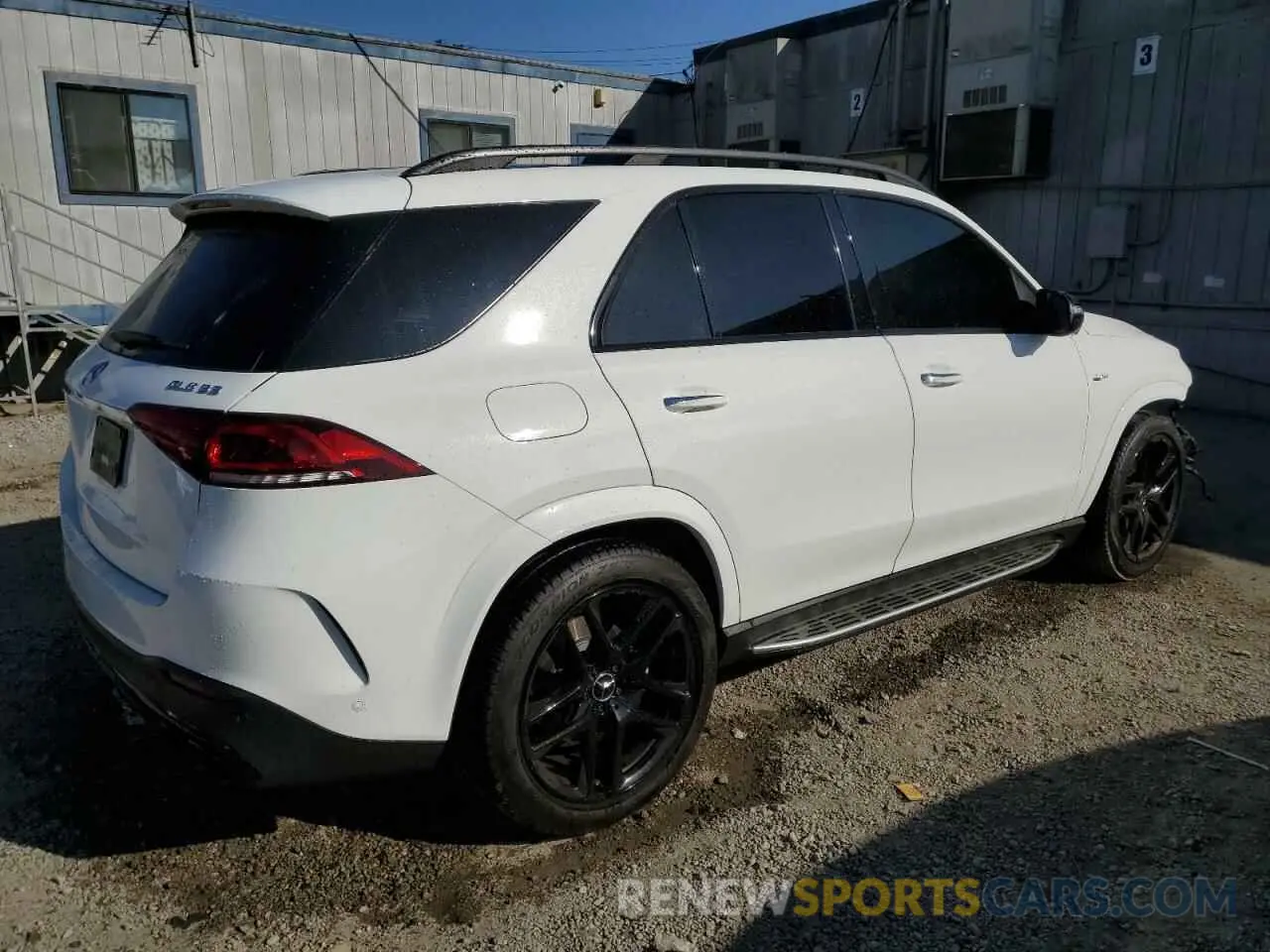 3 fotografías del automóvil dañado 4JGFB6BB2MA445048 MERCEDES-BENZ GLE-CLASS 2021