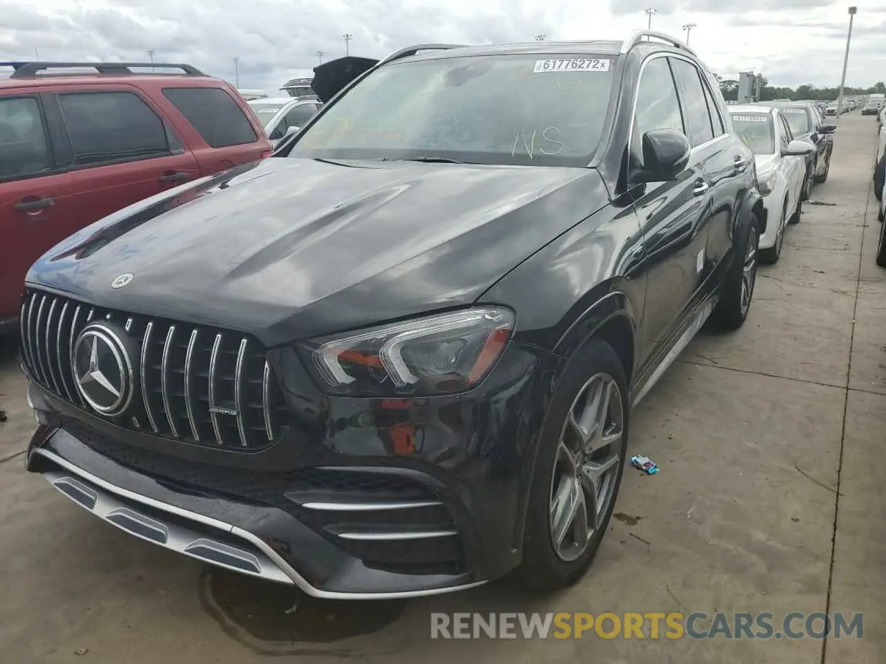 2 fotografías del automóvil dañado 4JGFB6BB4MA398749 MERCEDES-BENZ GLE-CLASS 2021
