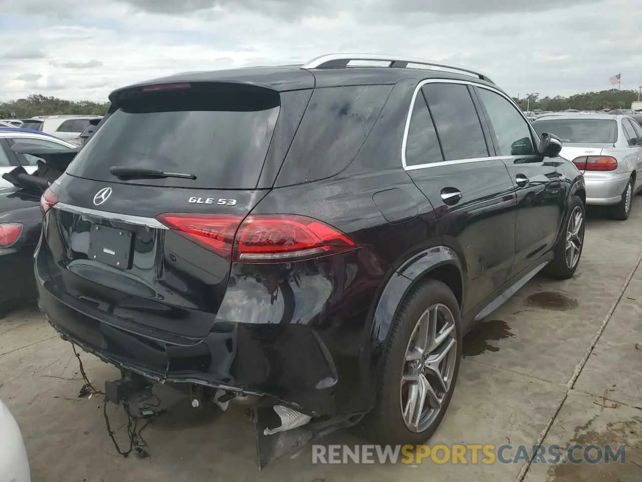 4 fotografías del automóvil dañado 4JGFB6BB4MA398749 MERCEDES-BENZ GLE-CLASS 2021
