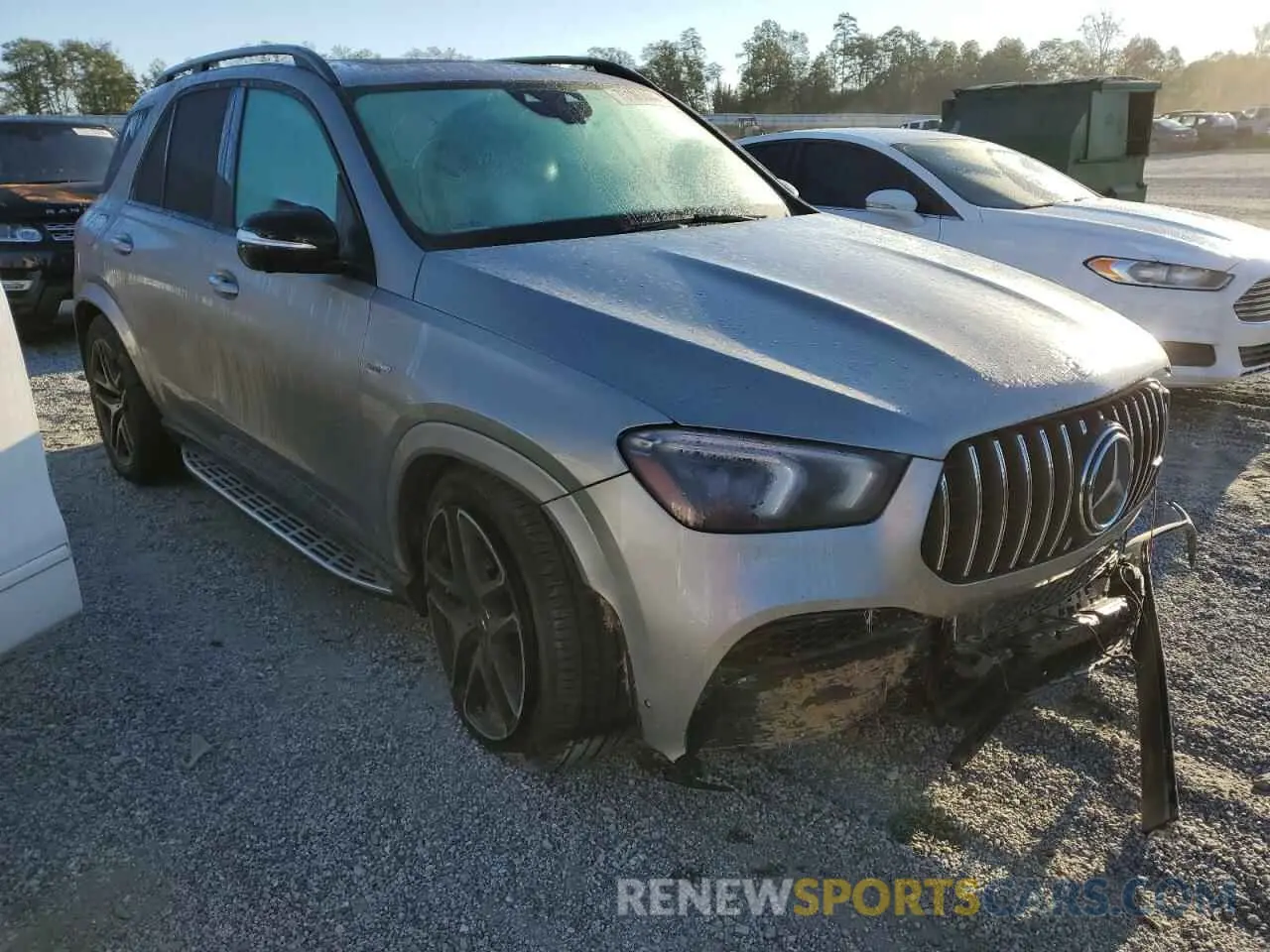 4 fotografías del automóvil dañado 4JGFB6BB6MA575009 MERCEDES-BENZ GLE-CLASS 2021