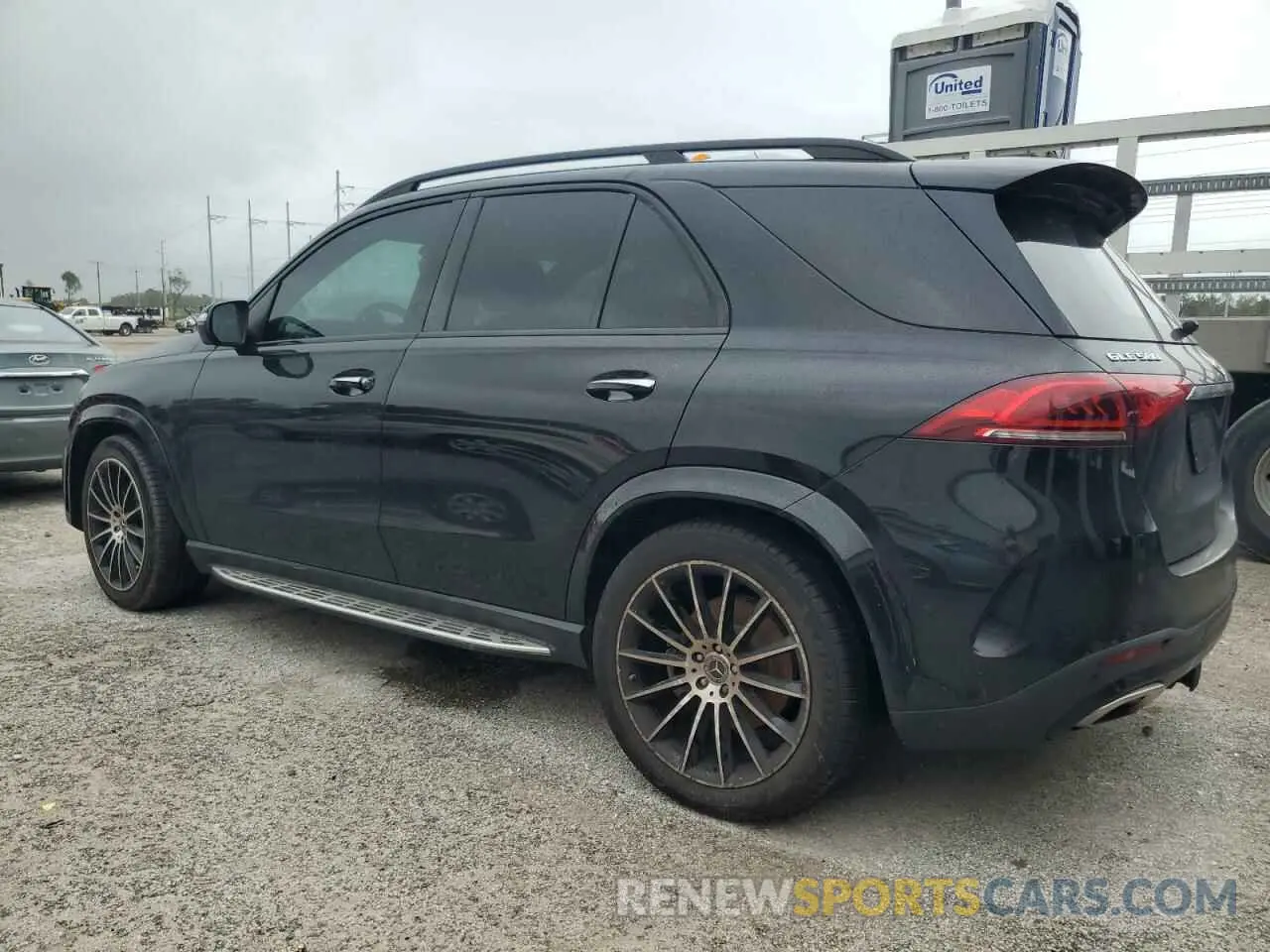 2 fotografías del automóvil dañado 4JGFB8GB8MA428825 MERCEDES-BENZ GLE-CLASS 2021