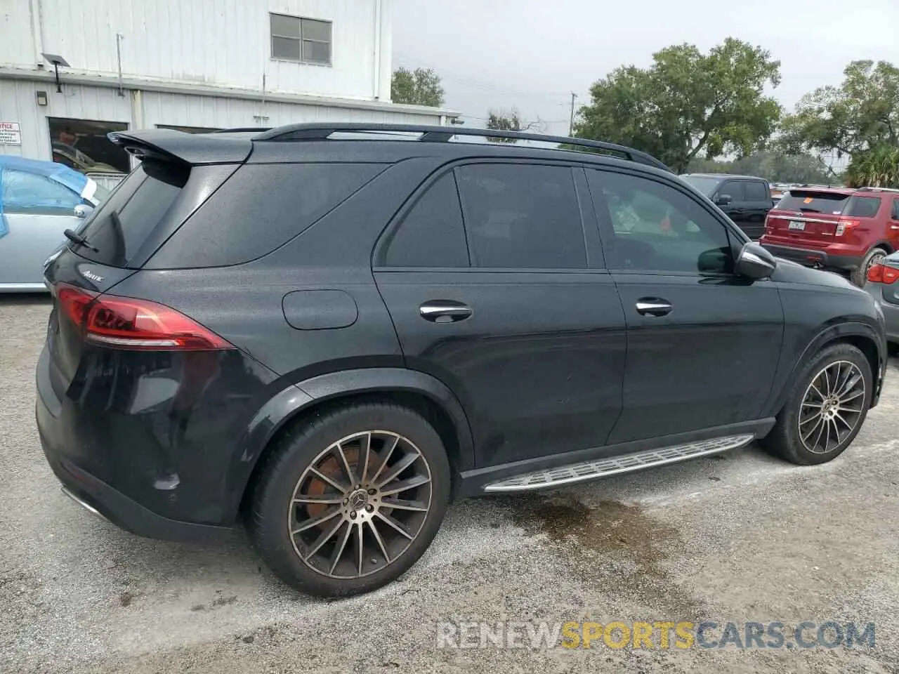 3 fotografías del automóvil dañado 4JGFB8GB8MA428825 MERCEDES-BENZ GLE-CLASS 2021