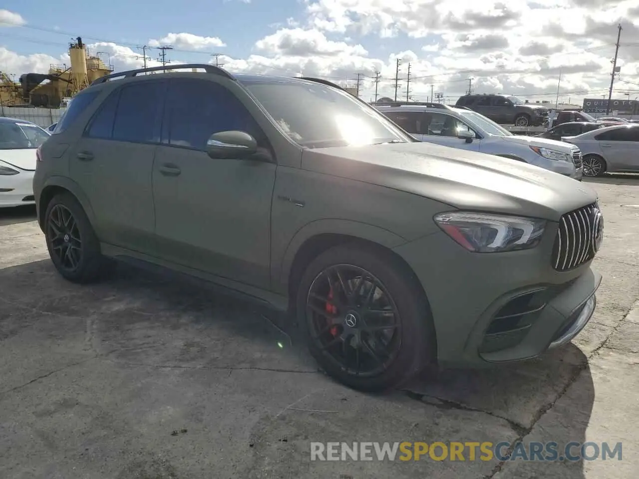 4 fotografías del automóvil dañado 4JGFB8KB5MA151803 MERCEDES-BENZ GLE-CLASS 2021