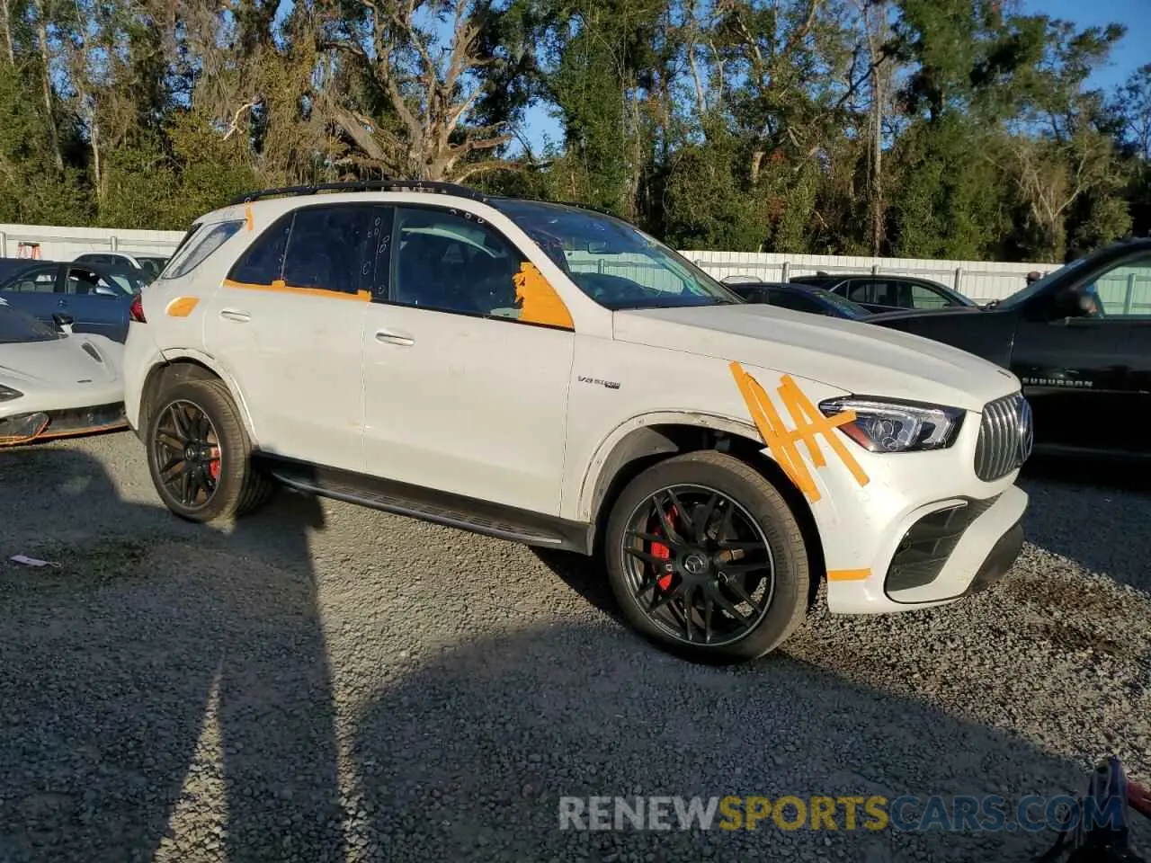 4 fotografías del automóvil dañado 4JGFB8KB8MA272020 MERCEDES-BENZ GLE-CLASS 2021