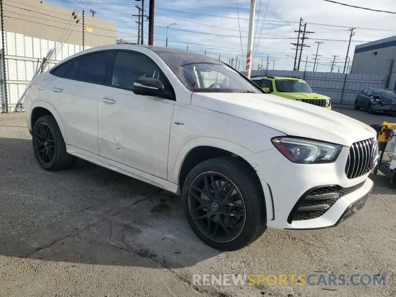 4 fotografías del automóvil dañado 4JGFD6BB0MA559463 MERCEDES-BENZ GLE-CLASS 2021