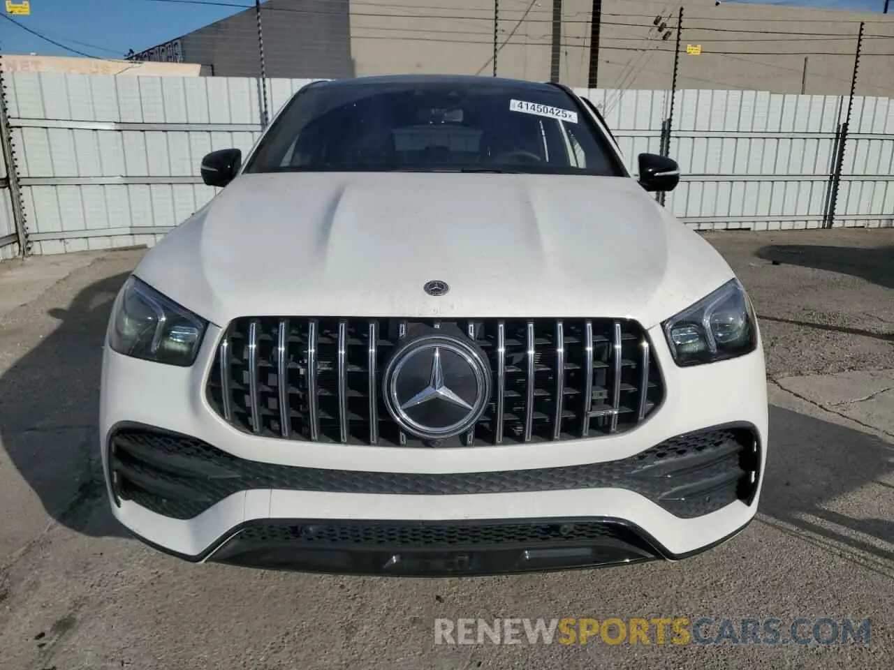 5 fotografías del automóvil dañado 4JGFD6BB0MA559463 MERCEDES-BENZ GLE-CLASS 2021