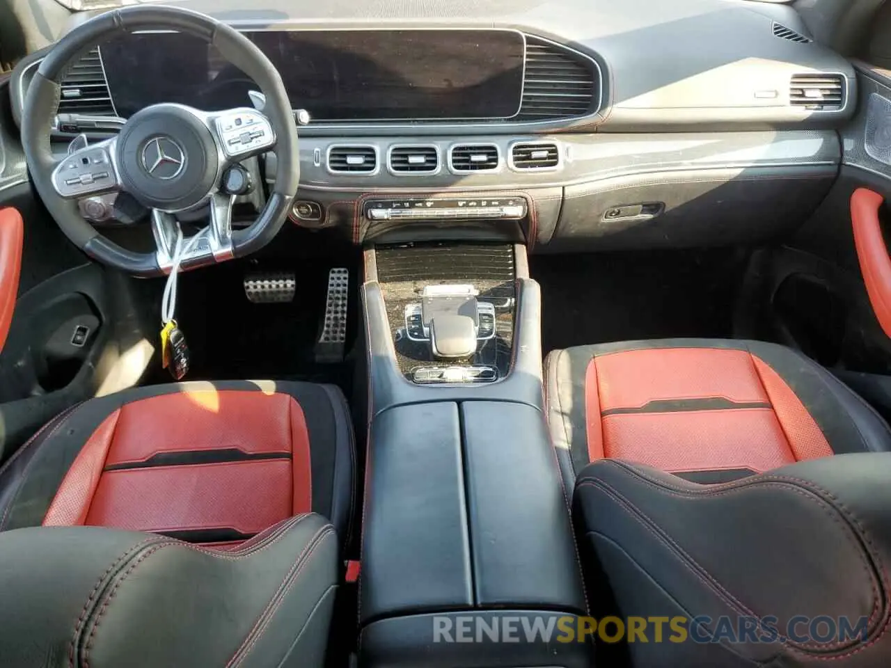 8 fotografías del automóvil dañado 4JGFD6BB1MA361166 MERCEDES-BENZ GLE-CLASS 2021