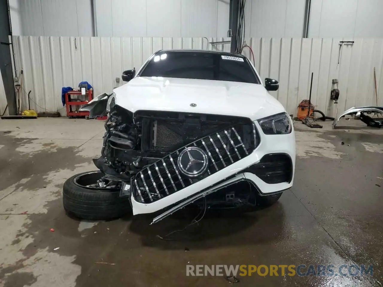5 fotografías del automóvil dañado 4JGFD6BB3MA441343 MERCEDES-BENZ GLE-CLASS 2021