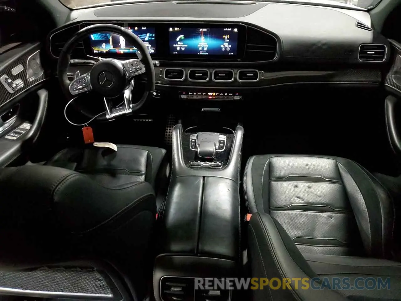 8 fotografías del automóvil dañado 4JGFD6BB3MA441343 MERCEDES-BENZ GLE-CLASS 2021