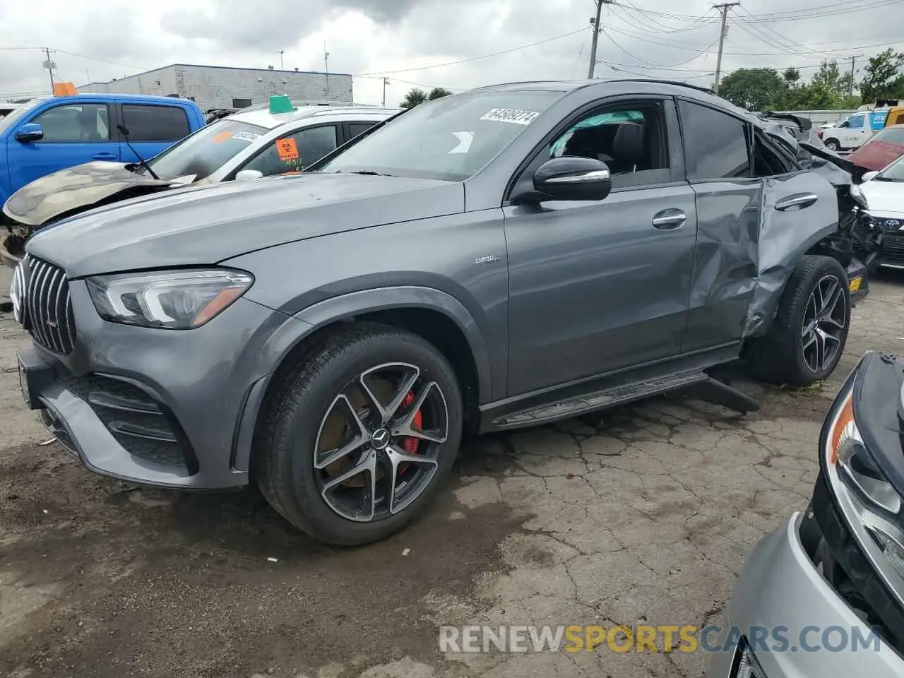 1 fotografías del automóvil dañado 4JGFD6BBXMA375728 MERCEDES-BENZ GLE-CLASS 2021