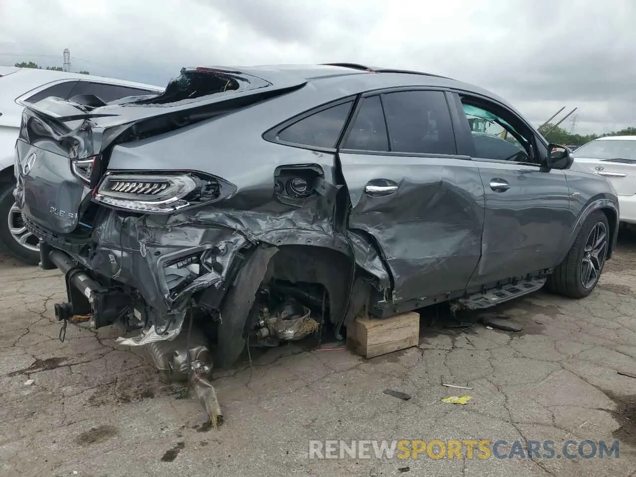 3 fotografías del automóvil dañado 4JGFD6BBXMA375728 MERCEDES-BENZ GLE-CLASS 2021