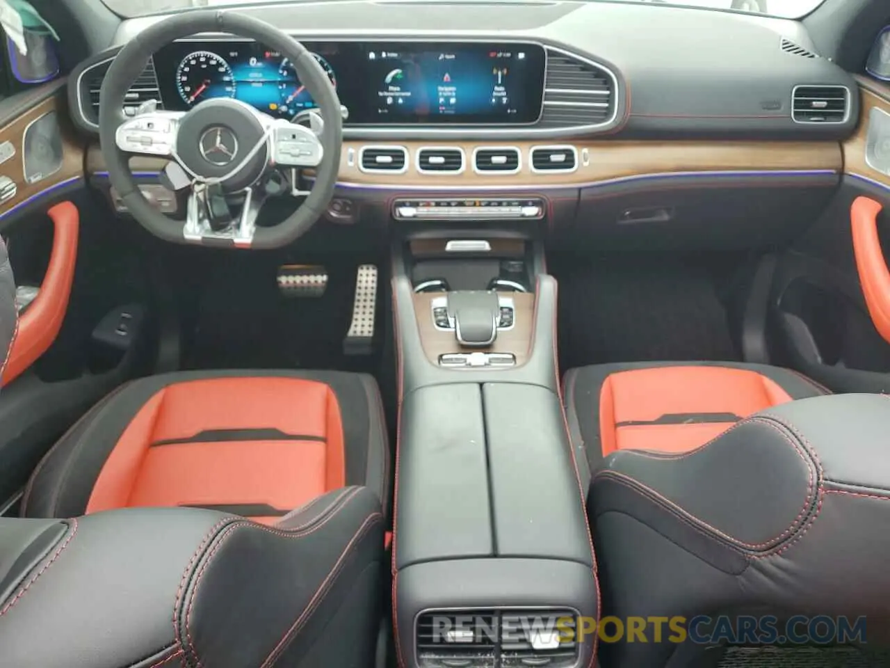 8 fotografías del automóvil dañado 4JGFD6BBXMA375728 MERCEDES-BENZ GLE-CLASS 2021