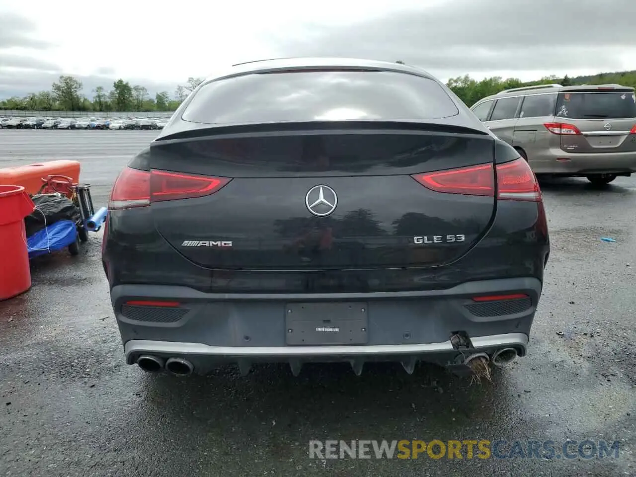 6 fotografías del automóvil dañado 4JGFD6BBXMA402863 MERCEDES-BENZ GLE-CLASS 2021