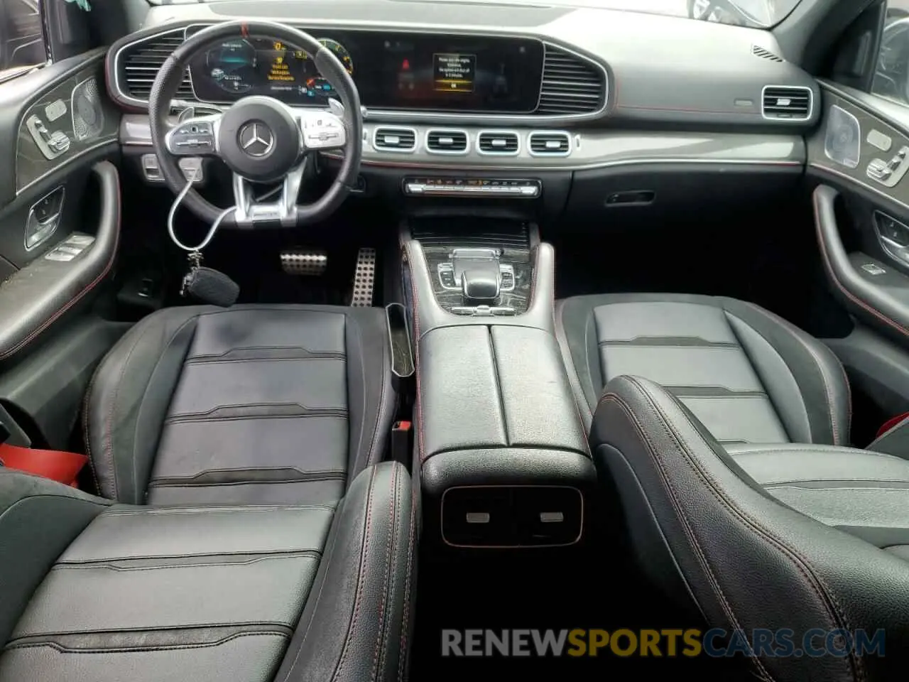 8 fotografías del automóvil dañado 4JGFD6BBXMA402863 MERCEDES-BENZ GLE-CLASS 2021