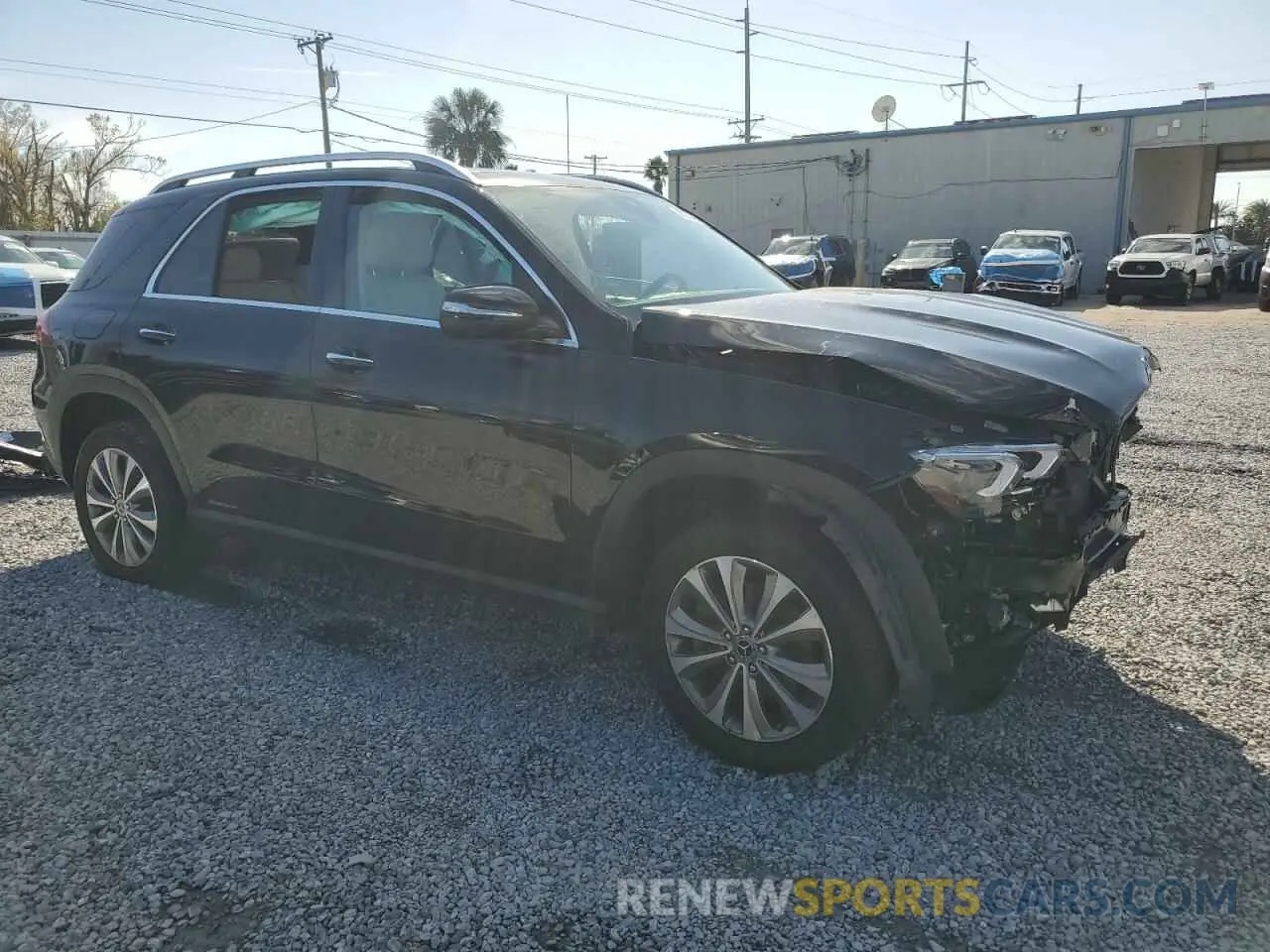 4 fotografías del automóvil dañado 4JGFB4JB0NA729141 MERCEDES-BENZ GLE-CLASS 2022