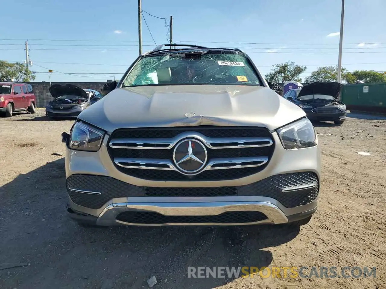 5 fotografías del automóvil dañado 4JGFB4JB1NA696912 MERCEDES-BENZ GLE-CLASS 2022