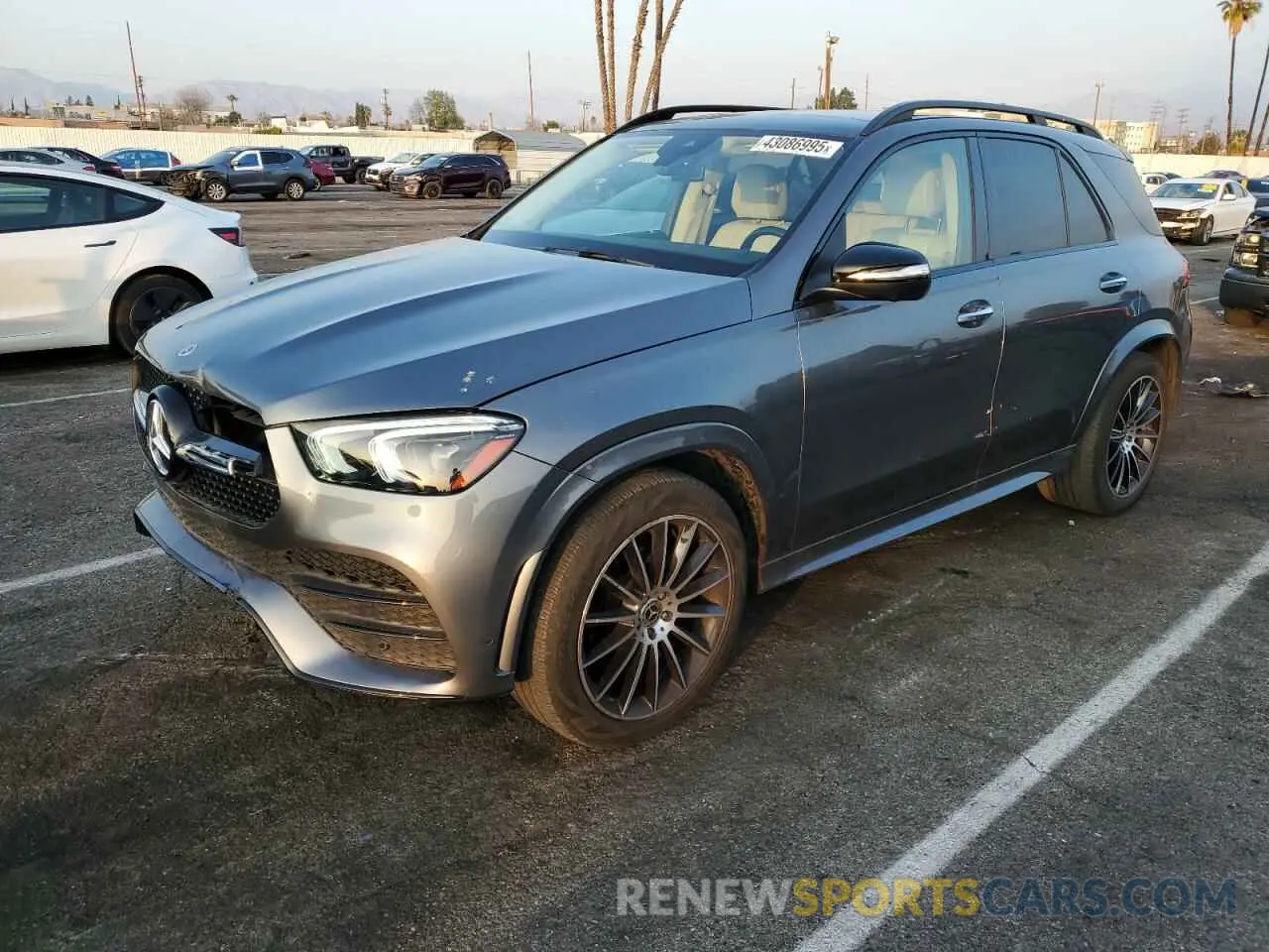 1 fotografías del automóvil dañado 4JGFB4JB2NA814840 MERCEDES-BENZ GLE-CLASS 2022