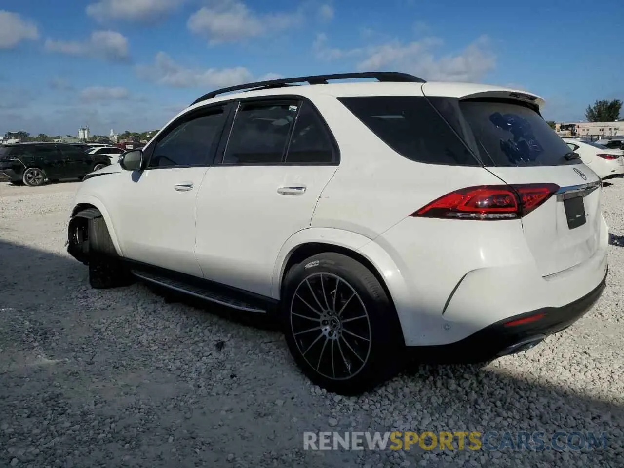 2 fotografías del automóvil dañado 4JGFB4JB3NA731448 MERCEDES-BENZ GLE-CLASS 2022