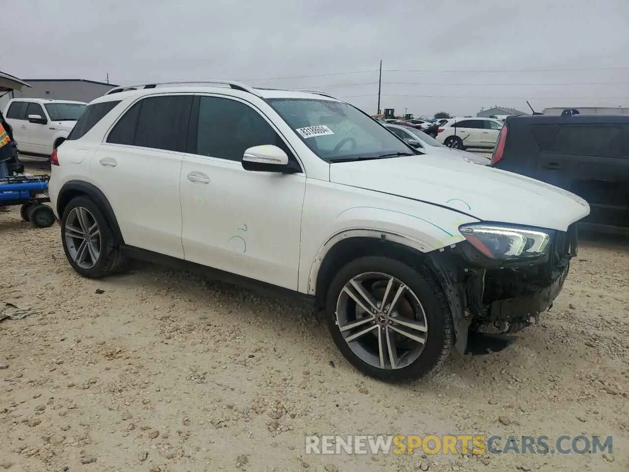 4 fotografías del automóvil dañado 4JGFB4JB5NA598062 MERCEDES-BENZ GLE-CLASS 2022
