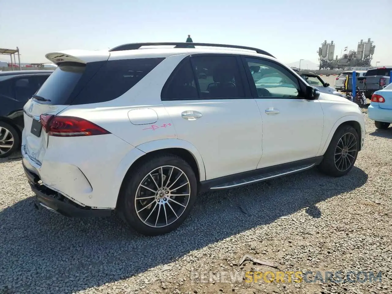 3 fotografías del automóvil dañado 4JGFB4JB9NA619656 MERCEDES-BENZ GLE-CLASS 2022