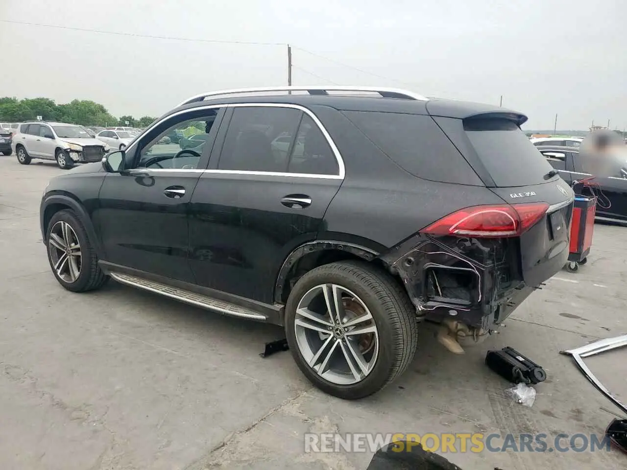 2 fotografías del automóvil dañado 4JGFB4JB9NA654262 MERCEDES-BENZ GLE-CLASS 2022