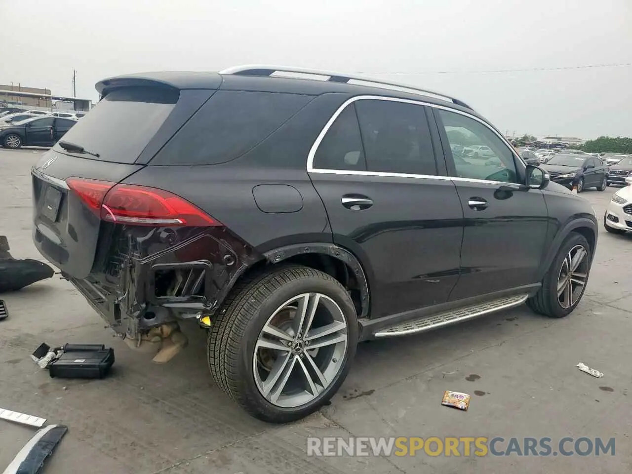 3 fotografías del automóvil dañado 4JGFB4JB9NA654262 MERCEDES-BENZ GLE-CLASS 2022
